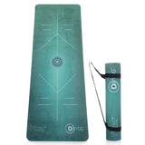 VIXEN Divyog  Suede Yoga Mat 6mm with Guiding Alignment