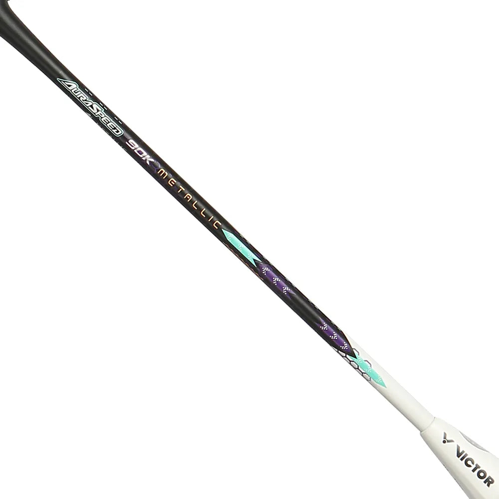 AuraSpeed 90K (ARS-90K) Metallic Badminton Racket (R Tale Turquoise) - Preferred by Anders Antonsen