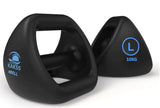 KAKSS 4BELL Multipurpose Gym Equipment 4-in-1 Dumbbell, Kettlebell, Push-Up Bar & Med Ball, Compact Home Workout Tool for Men & Women