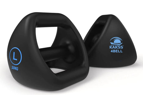 KAKSS 4BELL Multipurpose Gym Equipment 4-in-1 Dumbbell, Kettlebell, Push-Up Bar & Med Ball, Compact  | Kakss Exporters (Kakss