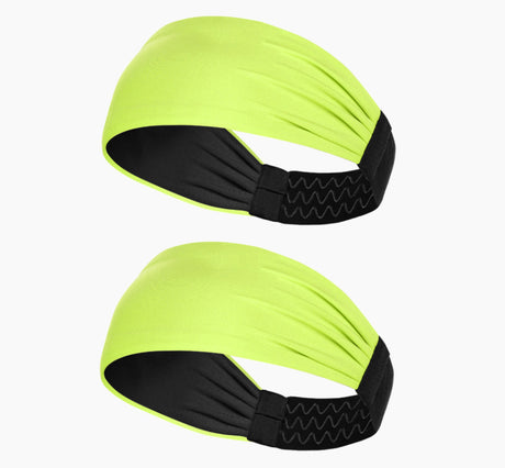 Sports Headband For Men and Women (Neon Lime Green)