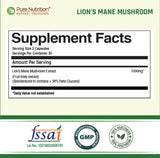 Lion's Mane Mushroom Extract 1000mg 38% Beta-Glucans | Brain & Cognitive Health