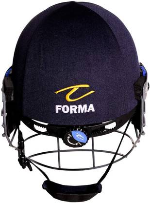 Forma Little Master Helmet with Mild Steel Grill Navy Blue L-XL (59-62) Cricket Helmet (Blue)