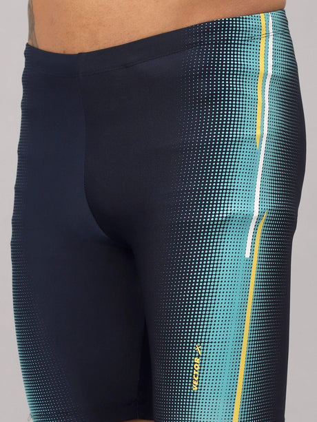 Vector X ALLIGATOR-001 Men Printed Compression Lycra Shorts