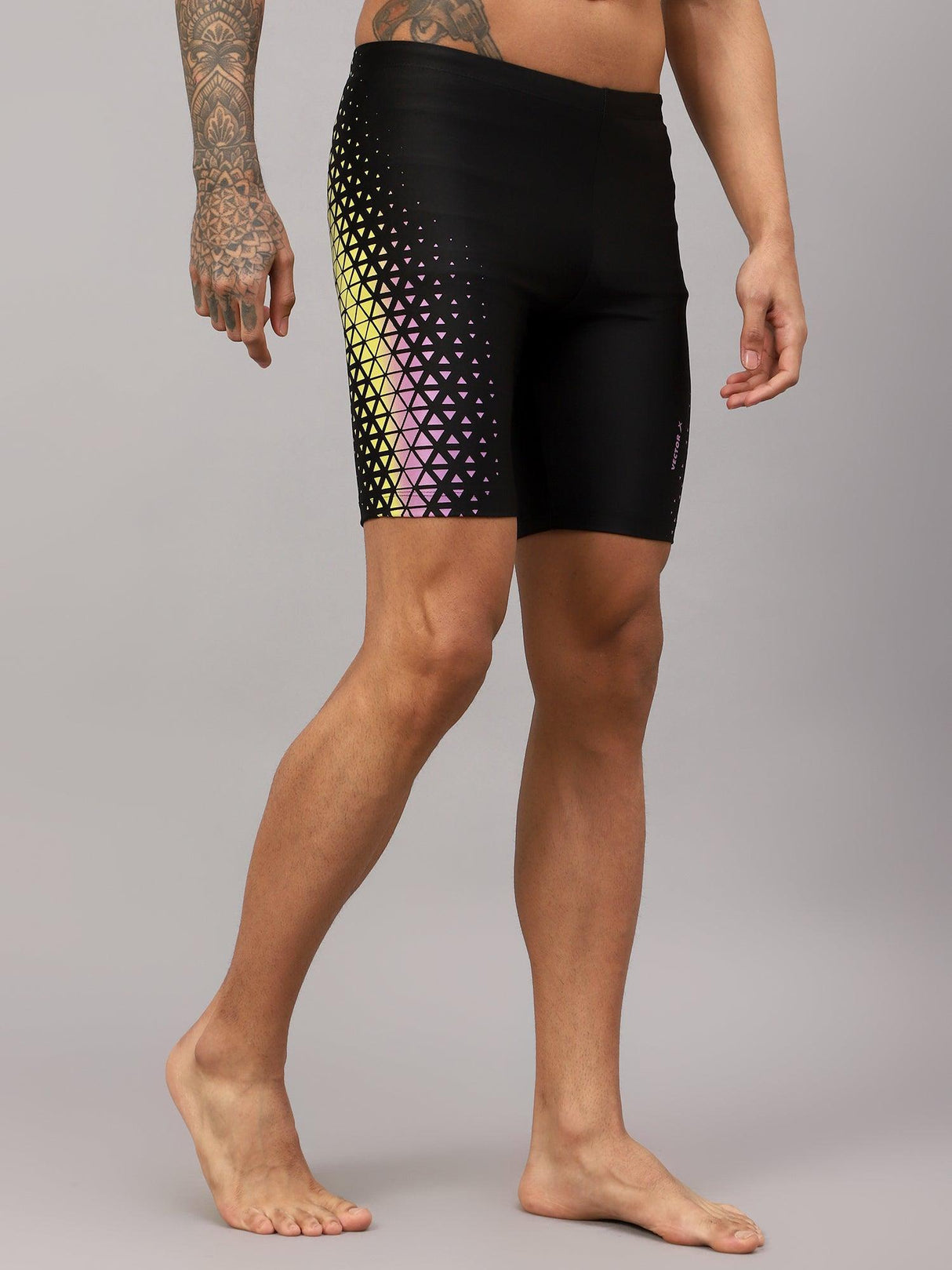 Vector X ALLIGATOR-004 Men Printed Compression Shorts