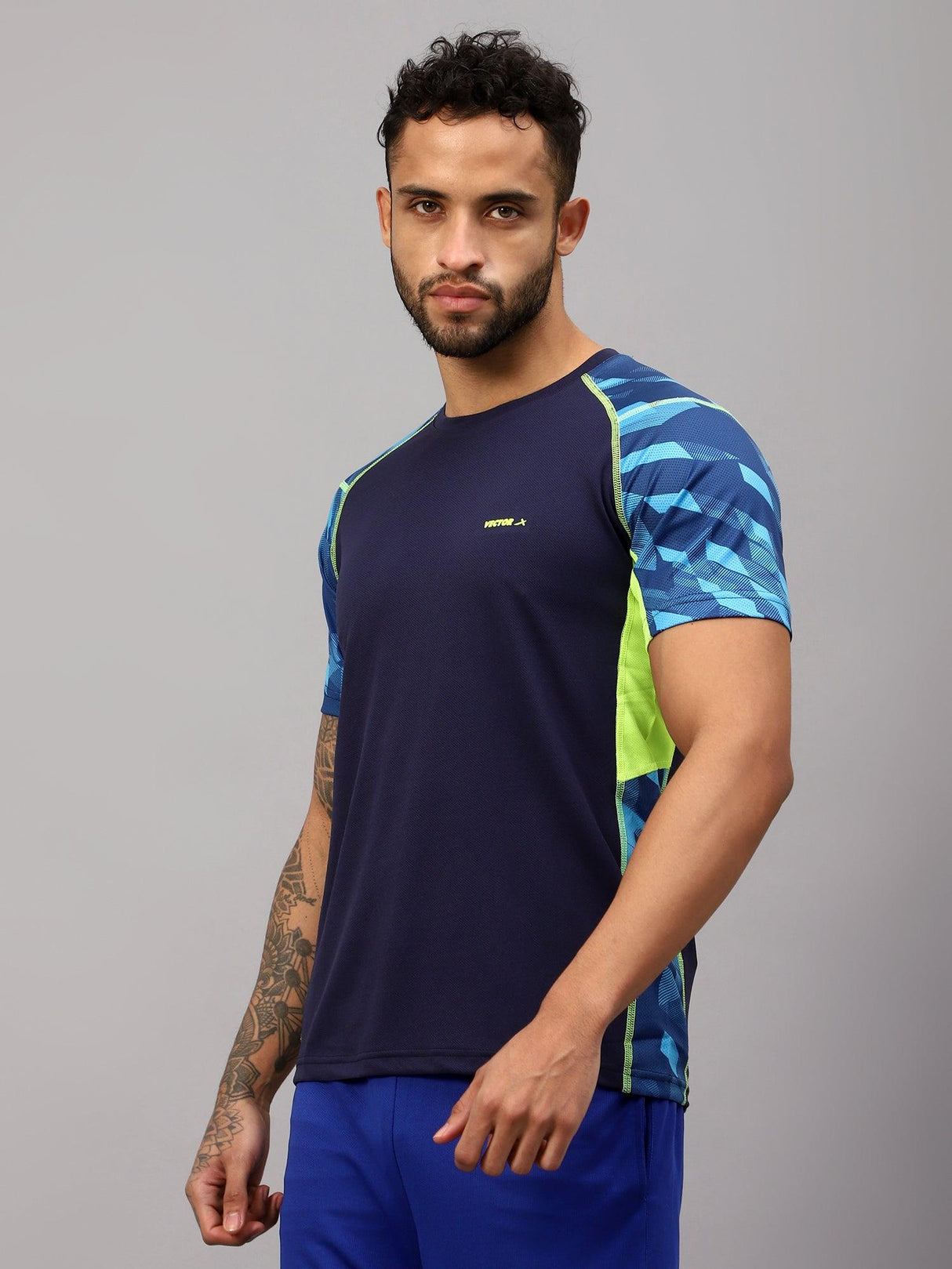 Vector X Mens Sublimated Round Neck T-shirt