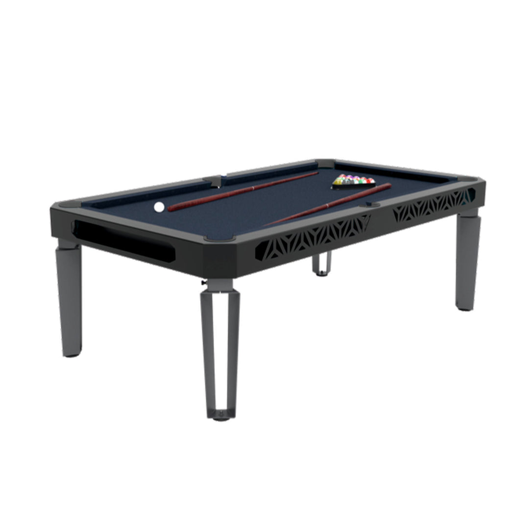 STAG GLOBAL Outdoor Pool Table Model X  | 7 feet x 3 feet | Wooden Table | All Accessories Included | Model X