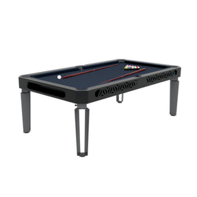 STAG GLOBAL Outdoor Pool Table Model X  | 7 feet x 3 feet | Wooden Table | All Accessories Included