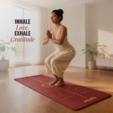 Lotus Alignment TPE Yoga Mat - 10mm