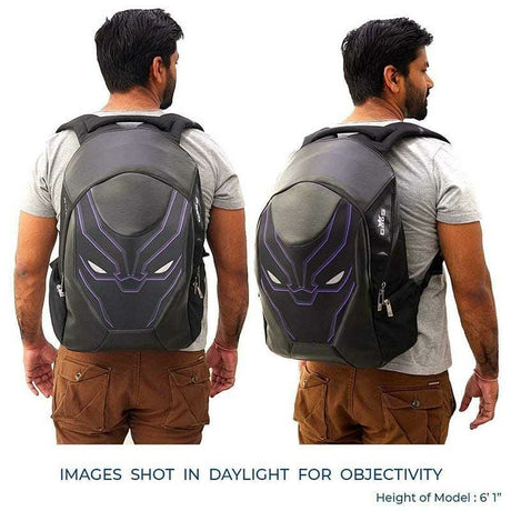 Marvel Avengers Exclusive Black Panther Rudra  Laptop backpack (15.6 inch laptops) | Road Gods
