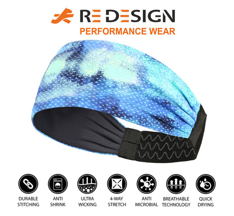 Sports Headband For Men and Women(Mystery Blue)