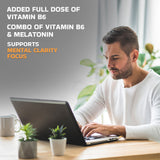 Melatonin with Tagar, Chamomile & L-Theanine  Natural Sleep Support Tablets