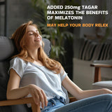 Melatonin with Tagar, Chamomile & L-Theanine  Natural Sleep Support Tablets