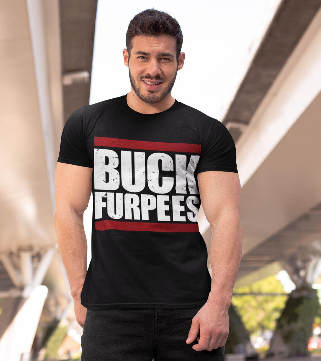 Men's Buck Furpees training T-shirt (Black)