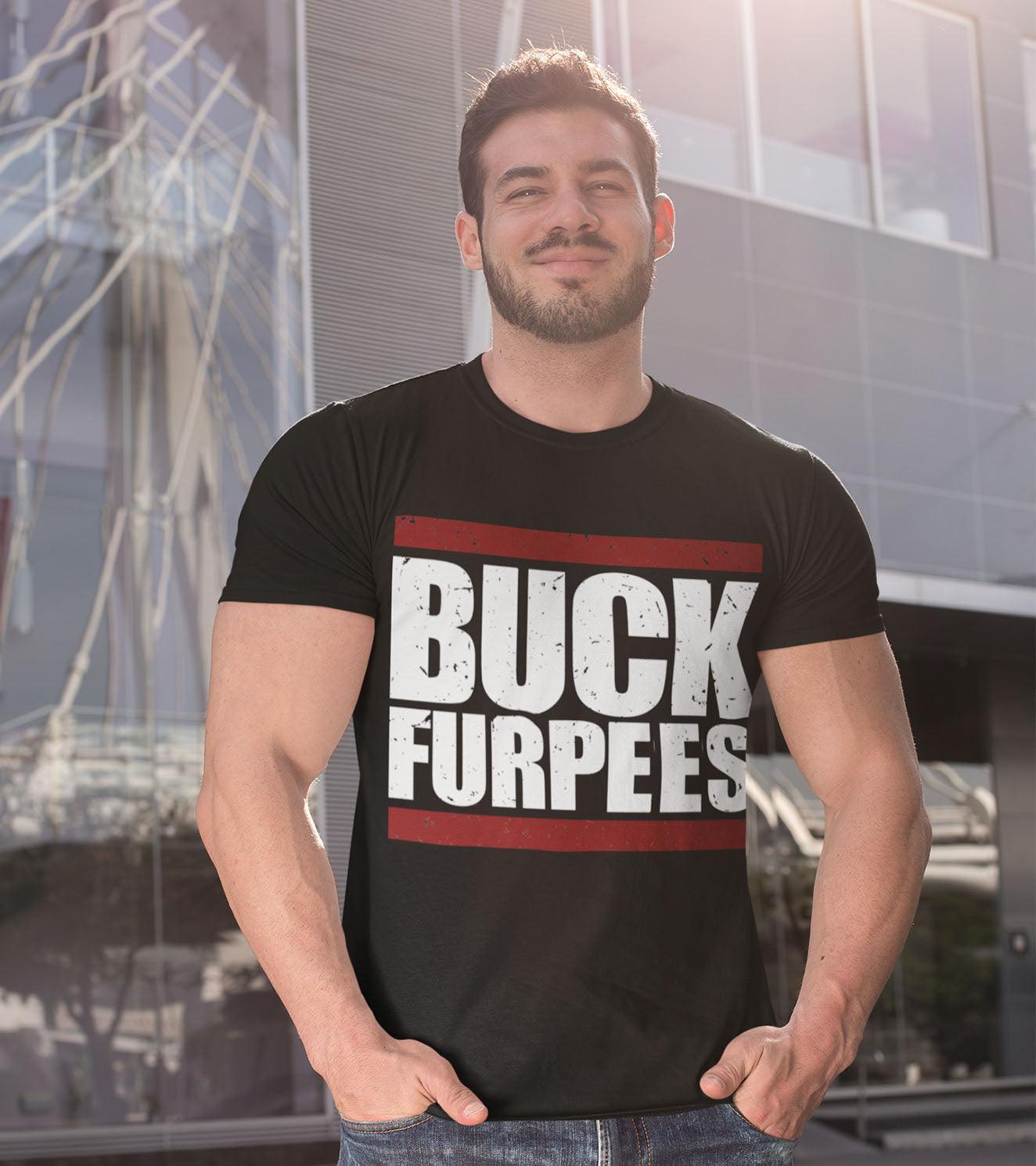 Men's Buck Furpees training T-shirt (Black)