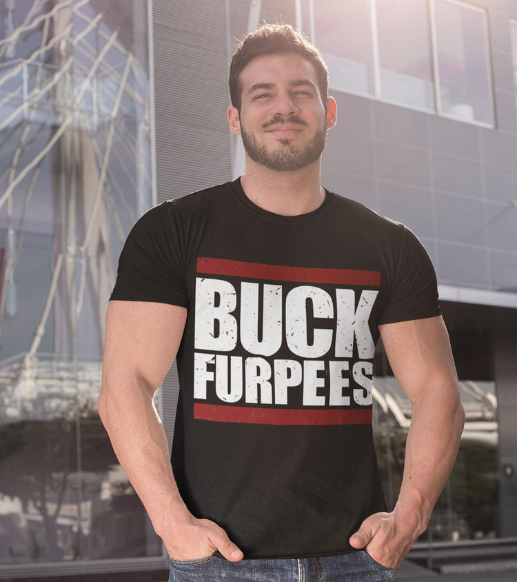 Men's Buck Furpees training T-shirt (Black)