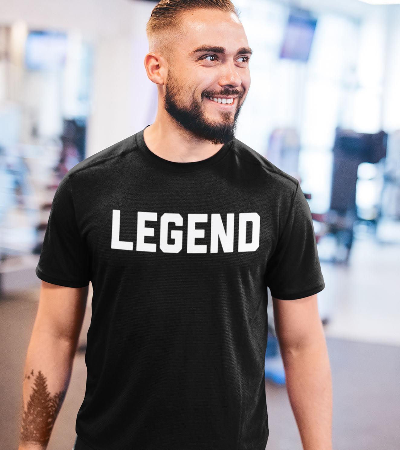 Men's "LEGEND " T-Shirt (Black)