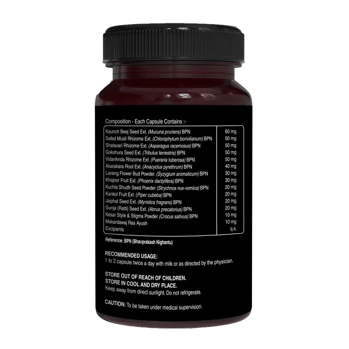 Menizin - 60 Vegetarian Capsules | Premium Daily Vitality and Wellness Supplement for Men