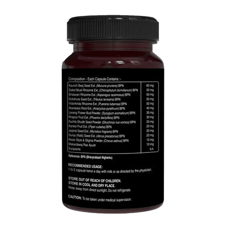 Menizin - 60 Vegetarian Capsules | Premium Daily Vitality and Wellness Supplement for Men