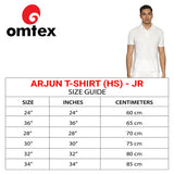 Arjun Pro - Half Sleeves - Cricket Whites T-shirt - Jr