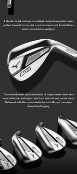 Mizuno S-23 Steel Wedge - White Satin