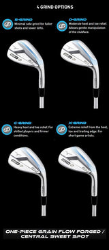 Mizuno S-23 Steel Wedge - White Satin