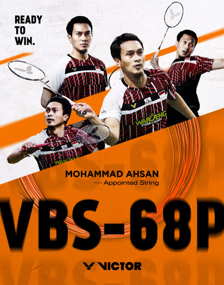 VBS-68POWER Soft Feeling Control Badminton Racket String (Pack of 2)