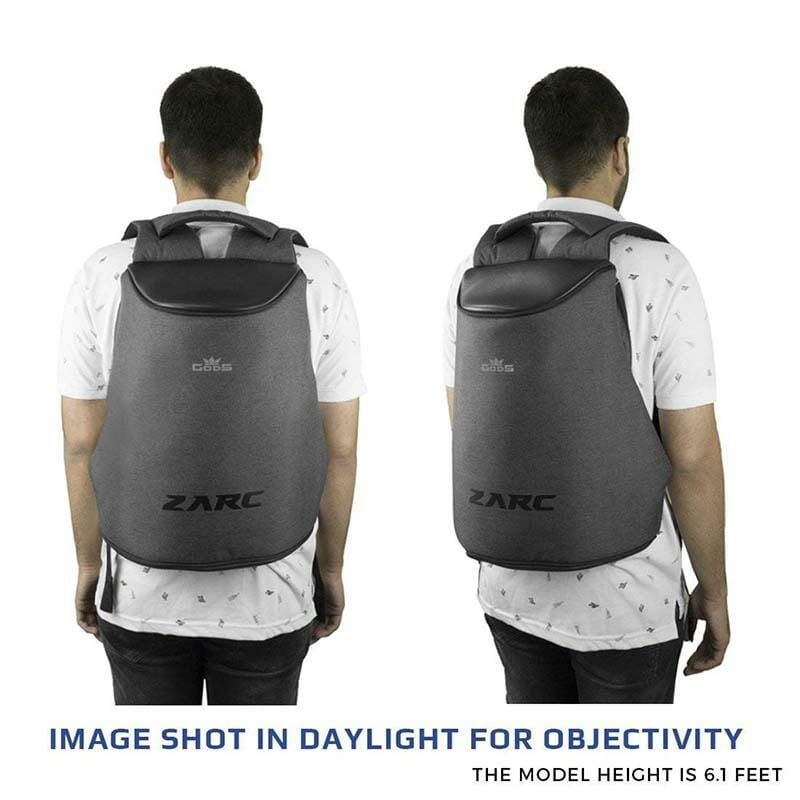 Zarc (Melange) - 22 litres,  Anti Theft Laptop backpack (15.6 inch laptops)