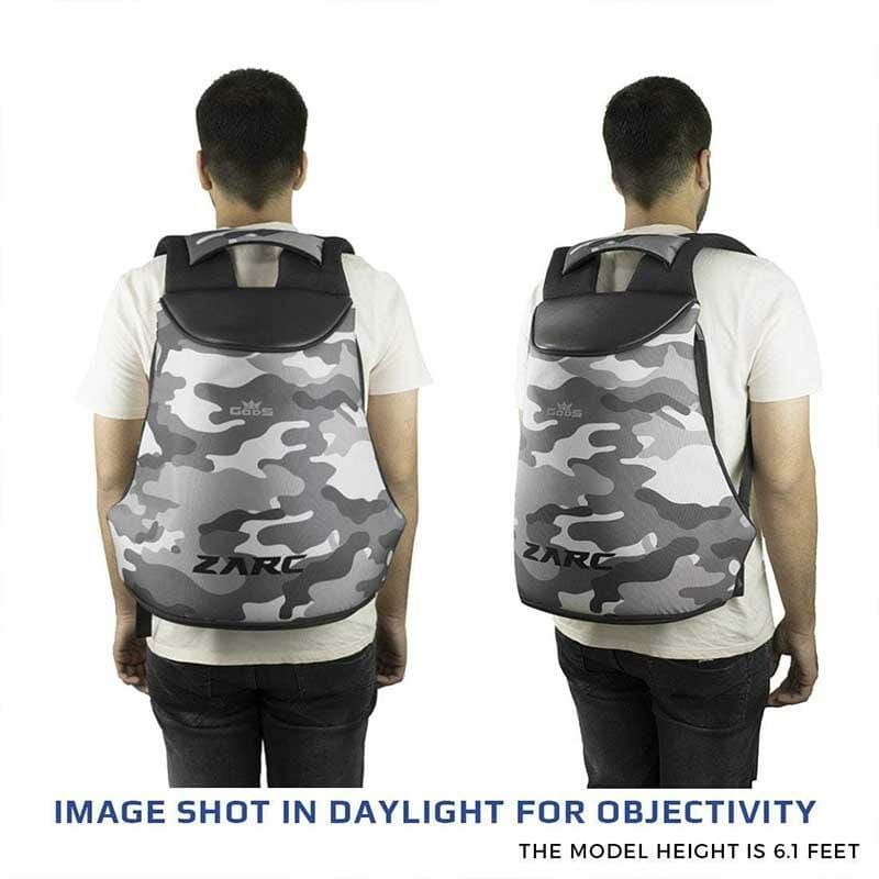 Zarc (Camouflage) - 22 litres,  Anti Theft Laptop backpack (15.6 inch laptops)
