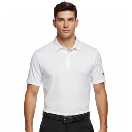 Viper Golf Men's Classic Solid Golf Polo T-Shirt - White (Indian Sizes)