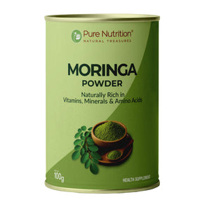 Moringa Powder Naturally Rich in Vitamins, Minerals & Antioxidants | Superfood - Nutrition by Pure Nutrition