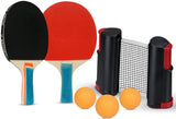 VECTOR X Table Tennis Racquets Set With Portable Net Black Table Tennis Racquet (Pack of: 3, 250 g)