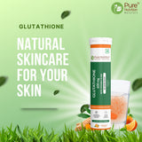 Glutathione 600mg with Vitamin C & Saffron  15 Effervescent Skin Glow Tablets