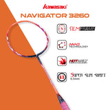 Navigator 3260 Unstrung Badminton Racket(Orange) - 3U/G1