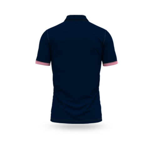 Bermuda Series Navy Blue Polo T-shirt | Omtex