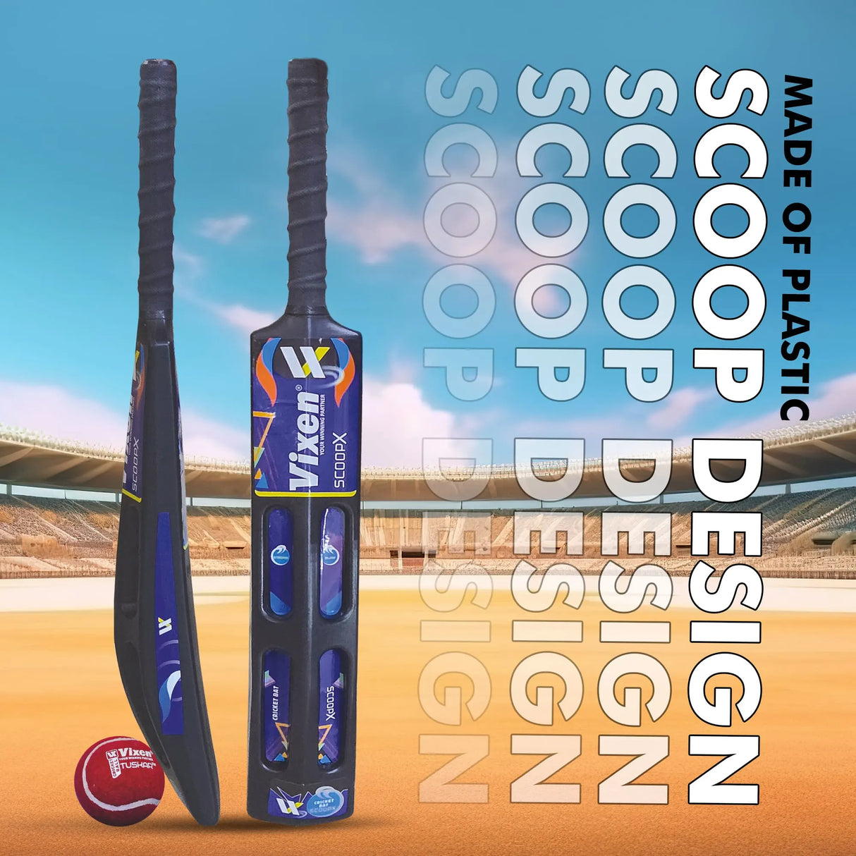 VIXEN CRICKET PLASTIC BAT SCOOPX