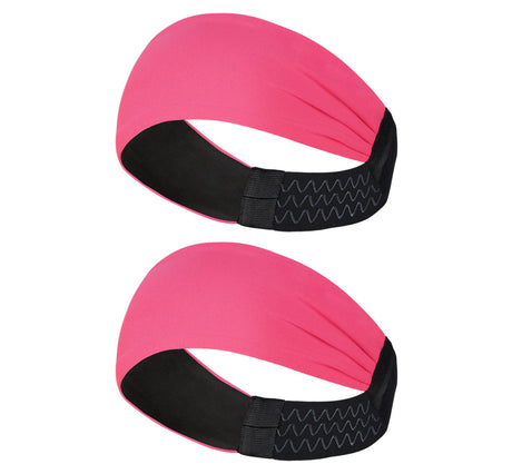 Sports Headband For Men and Women (Neon Pink)