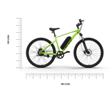Metallic Green Neo Electric Bicycle Urban Series EMotorad | KIBI SPORTS