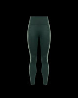 NIKE One Seamless Front High-Waisted Full-Length Women's Leggings -Vintage Green/Black