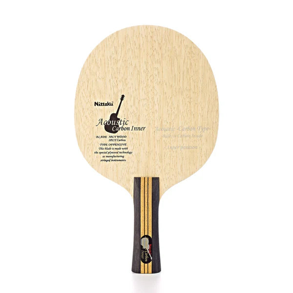 Nittaku Acoustic Carbon Table Tennis Blade | Kibi Sports