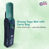 VIXEN Divyog  Suede Yoga Mat 6mm with Guiding Alignment