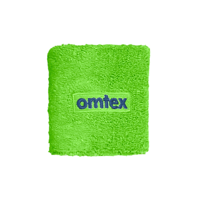 Omtex Wrist Sweat Band Green (3 inch)