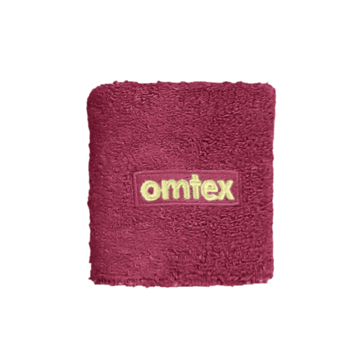 Omtex Wrist Sweat Band Maroon (3 inch)