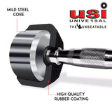 USI HDB Hexagon Rubber Dumbbell