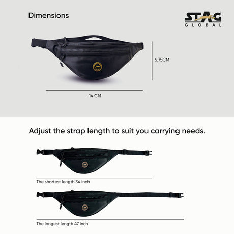 STAG GLOBAL Flex Side Bag – Versatile Crossbody Chest Bag with Adjustable Strap for Men & Women (Model 1)