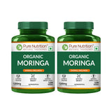 Organic Moringa Tablets 1200mg | Supports Immunity, Digestion & Energy