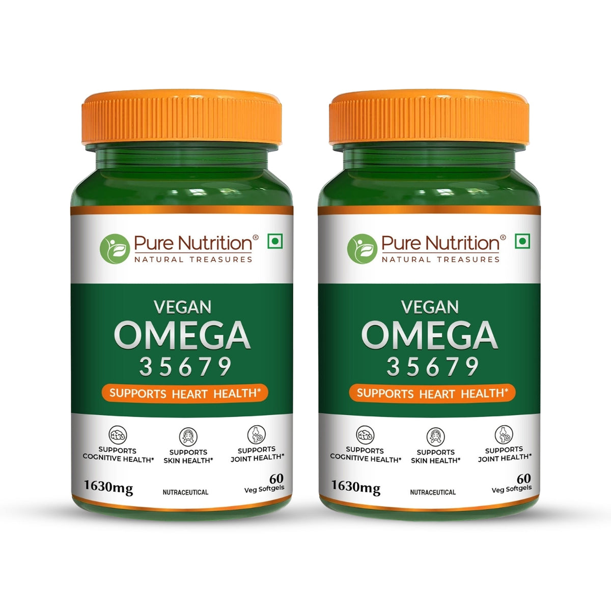Vegan Omega Softgels Complete 3-5-6-7-9 Essential Fatty Acid Blend