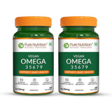 Vegan Omega Softgels Complete 3-5-6-7-9 Essential Fatty Acid Blend