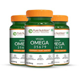 Vegan Omega Softgels Complete 3-5-6-7-9 Essential Fatty Acid Blend
