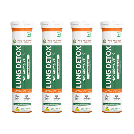 Lung Detox Effervescent Tablets - 20 | Supports Respiratory Health, Cleansing, and Overall Wellness